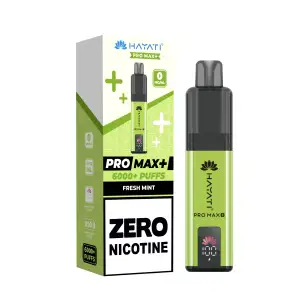 Fresh Mint Hayati Pro Max Plus 6000 Prefilled Pod Kit Zero Nicotine